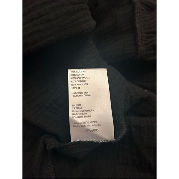 Charlie Holiday Women's Black Harlow Keyhole Cotton Maxi Dress Size US 8 - Picture 7 of 10